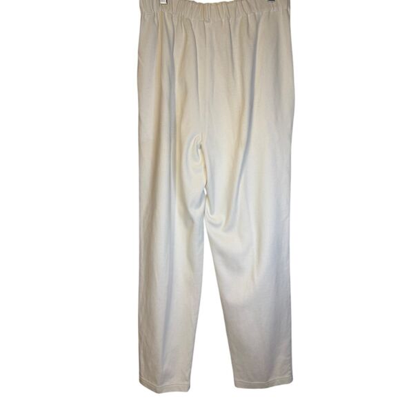 Talbots Vintage High Waist Pleated Pants Sz. L Off-White Y2K 1990’s - Picture 3 of 10